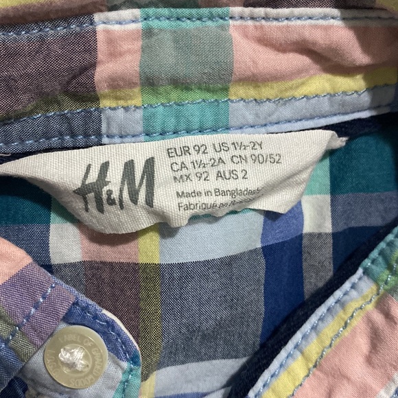 H&M boy long sleeve shirt - Picture 2 of 2